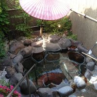 「離れ」だけにある、修善寺温泉の源泉かけ流しの貸切風呂です。