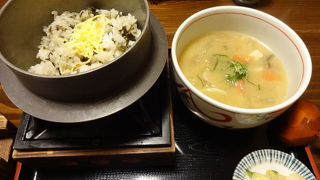 黒川温泉の和食処