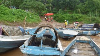 水面との距離が近くて怖い(笑)
