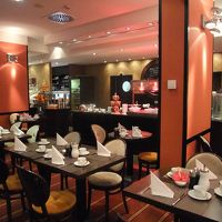 朝食のレストラン。