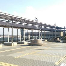 小さな展望デッキです。