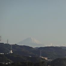 富士山がみえました。