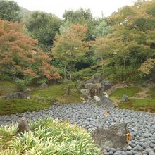 苦海。嵐山が借景になっているそうです。