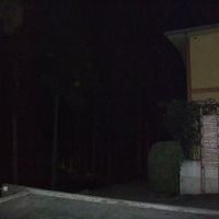 到着が遅かったため、外は暗かったです。