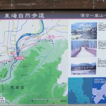 東海自然歩道の看板。