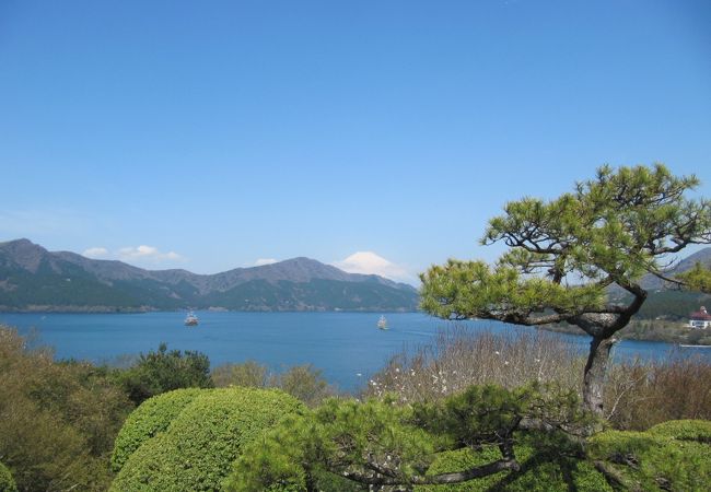 蘆ノ湖と富士山