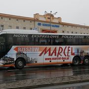 私営バス『MARCEL BUS』 クラクフからジェシュフ迄 2時間30分 