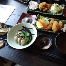 牡蠣屋定食2000円！
