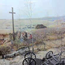 手前は本物、上は絵です