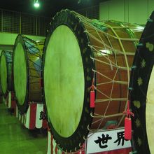 日本一の大太鼓です。