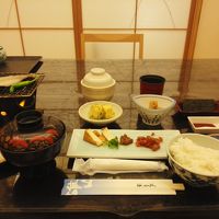 シンプルな朝食です。