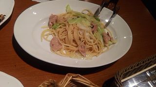 ピザもパスタもおすすめです。