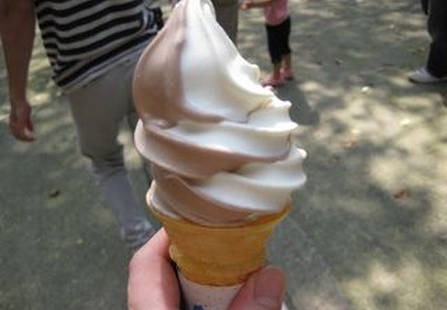 牧場のソフトクリーム