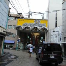 櫛田神社から向かった入口