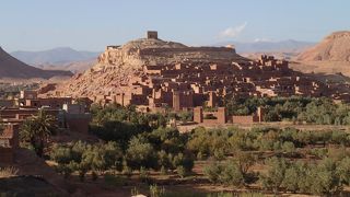 モロッコの顔、土で出来た城砦