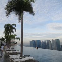 朝のインフィニティプール