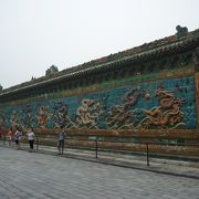中国三大九龍壁の一つが見れます