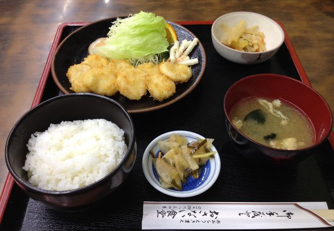 ほたてフライ定食1200円