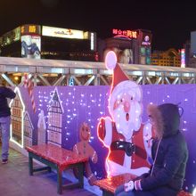 正月に行ったのにサンタ生息中。