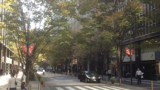 東京駅近くのオシャレな通り