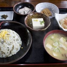 高菜めし定食