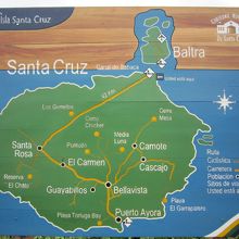 ガラパゴス諸島の一つサンタ・クルス島を訪問