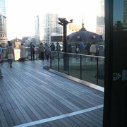 東京駅の駅舎と電車を間近で堪能できる展望フロア