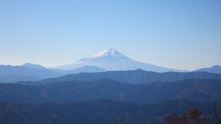 美しい富士山が見えました