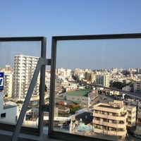 最上階・朝食会場からの眺望です。