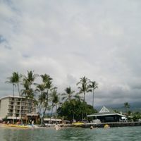 ビーチからホテルの方を写した写真です。