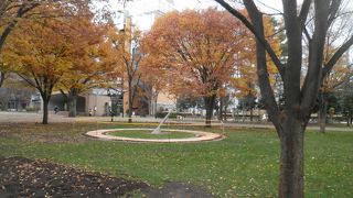 周りの紅葉がステキ♪