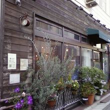 お店の外観です。