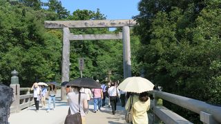 伊勢神宮内宮の玄関
