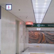 ＪＲＡ場外馬券場へ直結