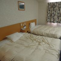 ベッドが大きくて快適。