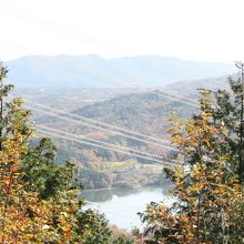 山頂からの光景。電線がなければもっと良かったな。