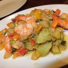 エビとブロッコリーのアンチョビ冷製マリネ