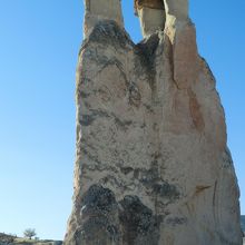 きのこ岩がある辺りの風景