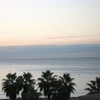 部屋のテラスから