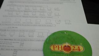 アンケートを書いたら2割引になりました。