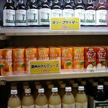 飲み物も素材にこだわっていますね。