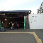 工事中の地下駅