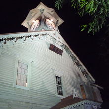 夜の時計台