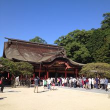 ちょっとだけならびましたが、人は少なめ