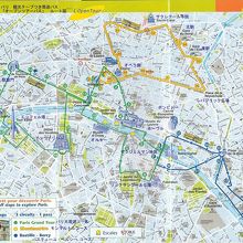 オープンバスのコース