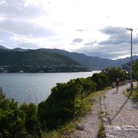 ホテルの裏から見えます