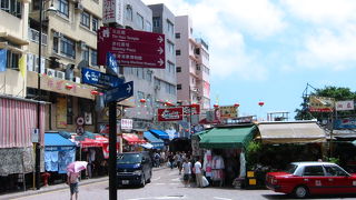 口径が楽しい香港の伝統的な市場