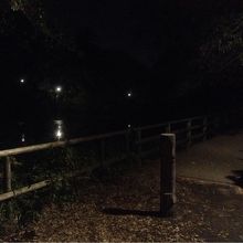 記念碑へと続く遊歩道