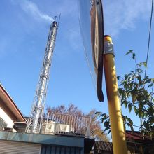 煙突 ＪR電車からも見えました（笑）