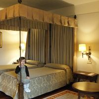 重厚な家具と調度品の置かれた客室